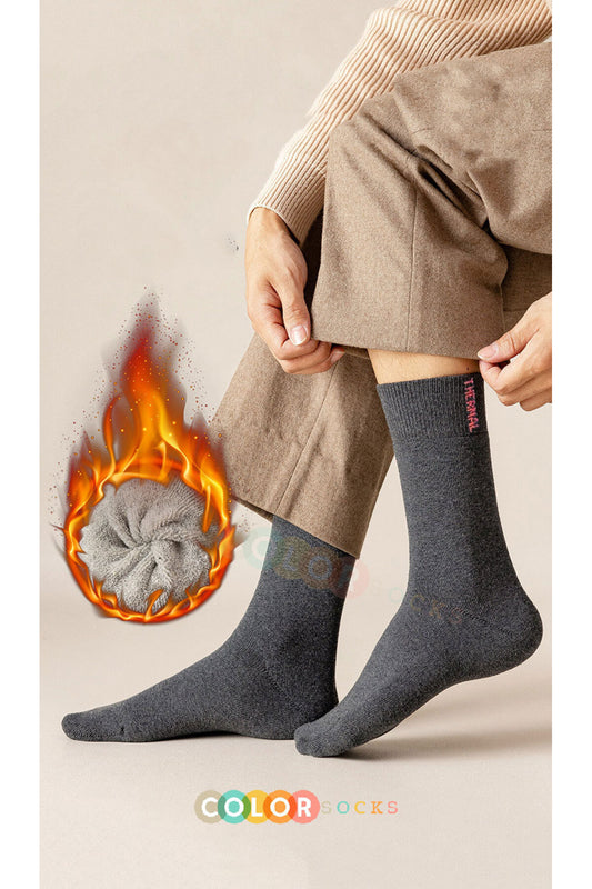Color Socks 3 Çift Termal Erkek Kışlık Çorap Seti (ISI EMİCİ) Karışık
