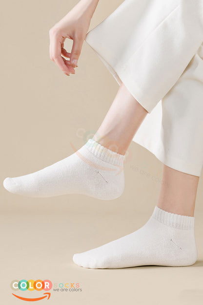 Color Socks 5'li Kışlık Kadın Havlu Patik Çorap Seti (ISI EMİCİ) Karışık