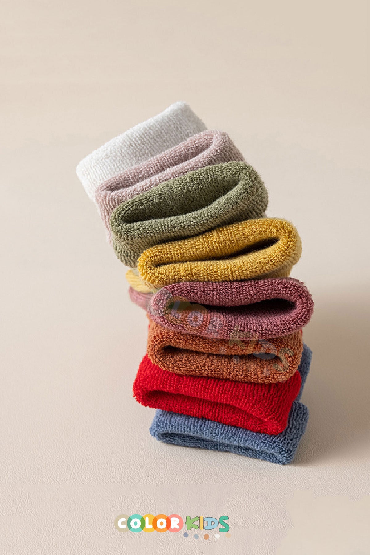 Color Socks 5'li Erkek Bebek Kışlık Havlu Çorap (ISI EMİCİ) Erkek