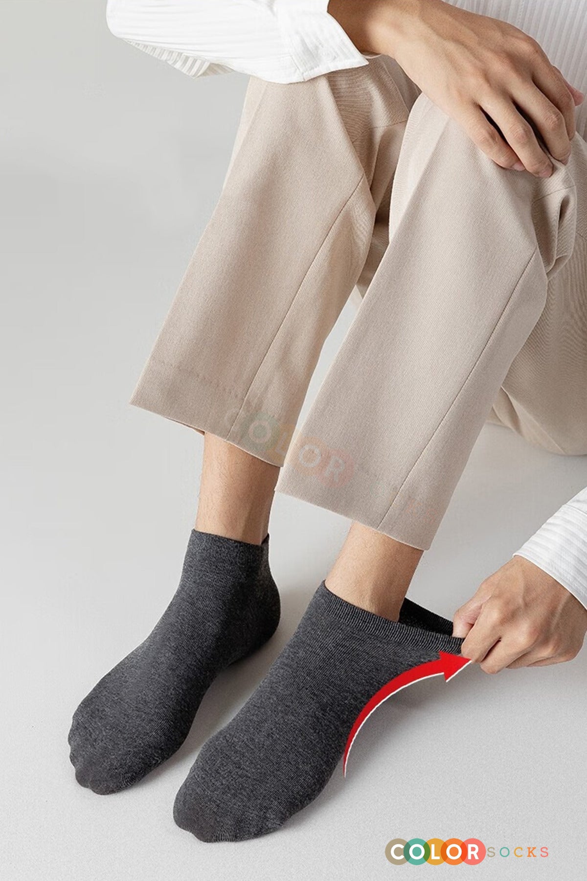 Color Socks 5 Çift Penye Comfort Erkek Patik Çorap Karışık