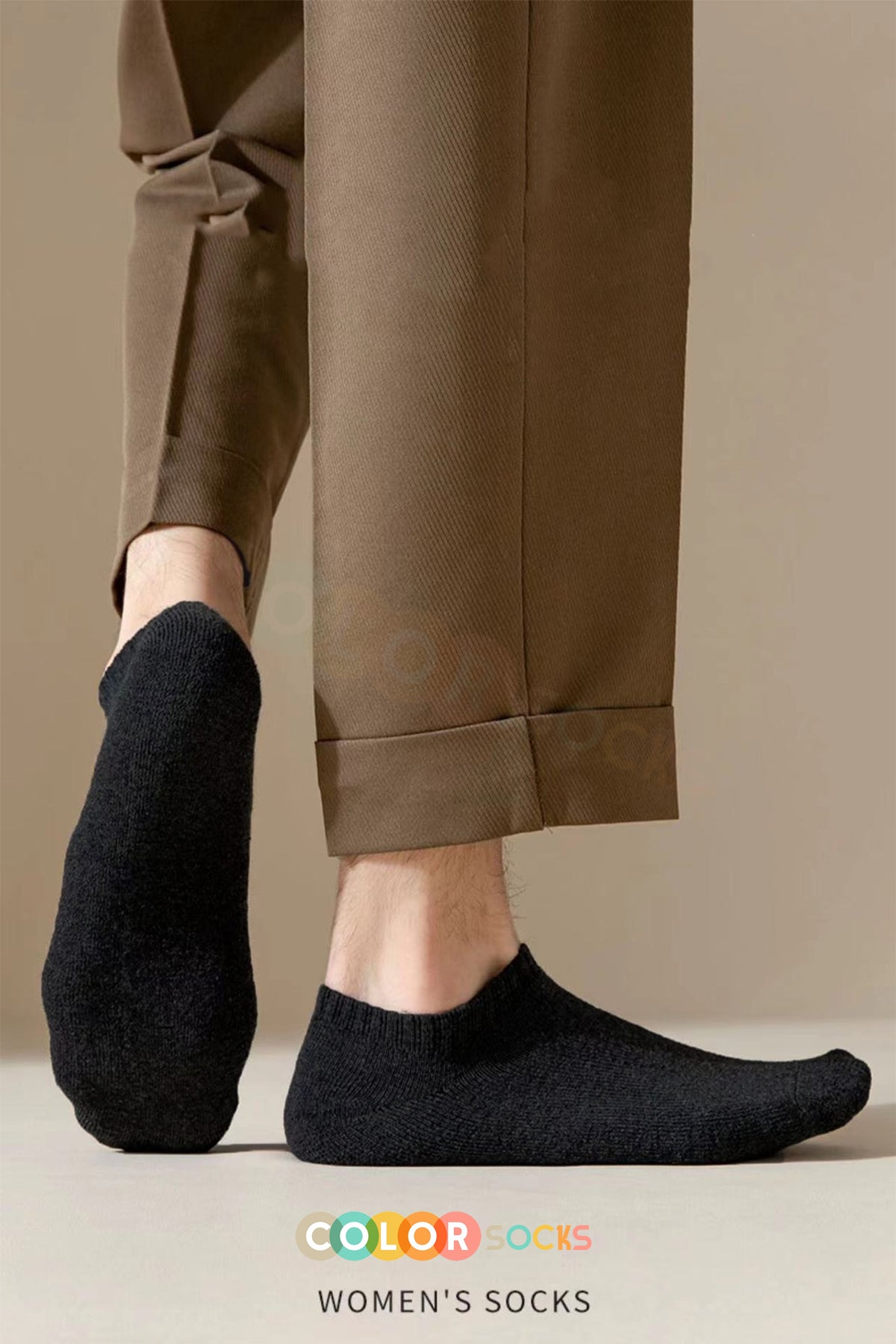 Color Socks 5'li Patik Kışlık Erkek Kalın Çorap Seti (ISI EMİCİ) Karışık