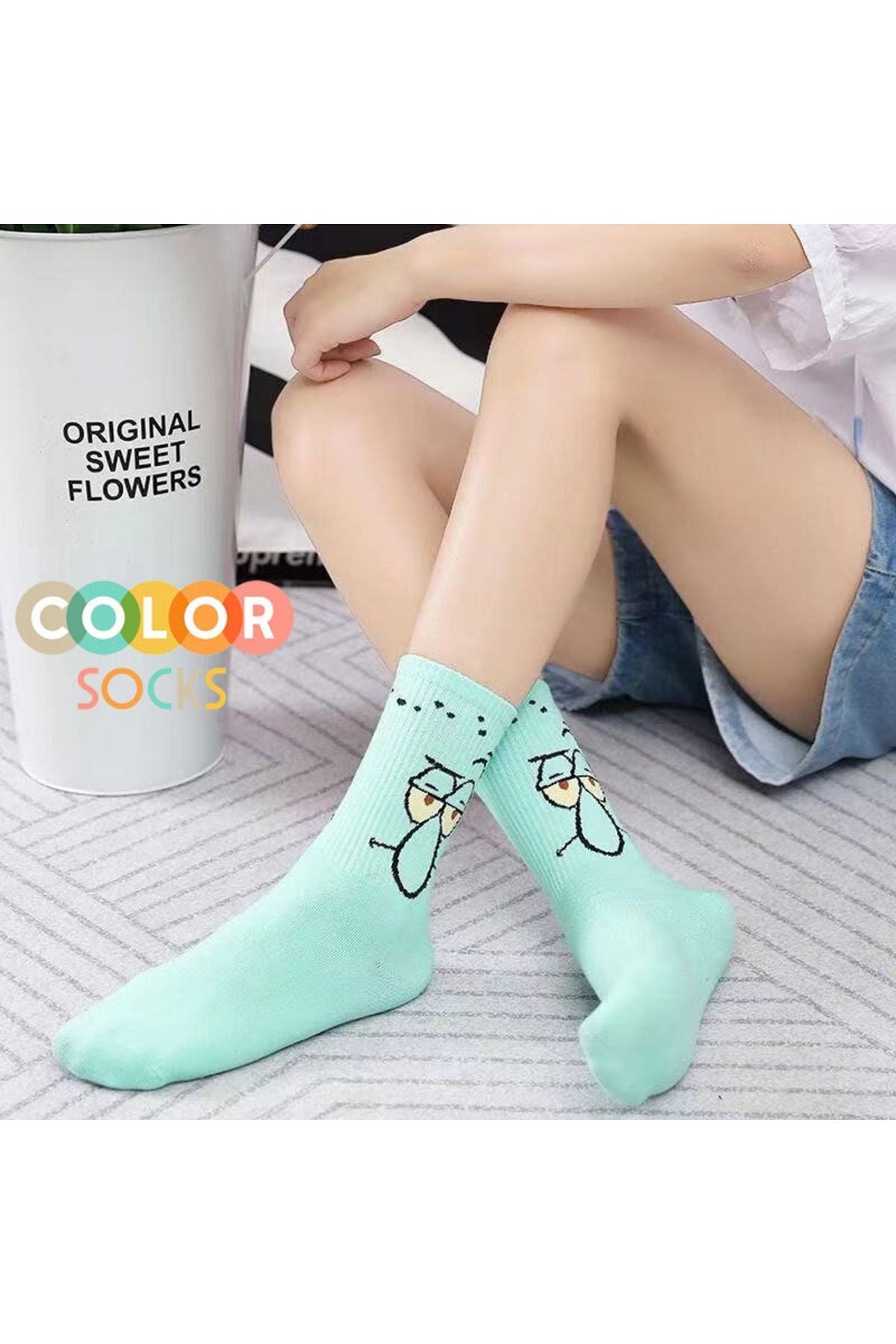 Color Socks Unisex Karakterli Çoraplar Seti Çok Renkli