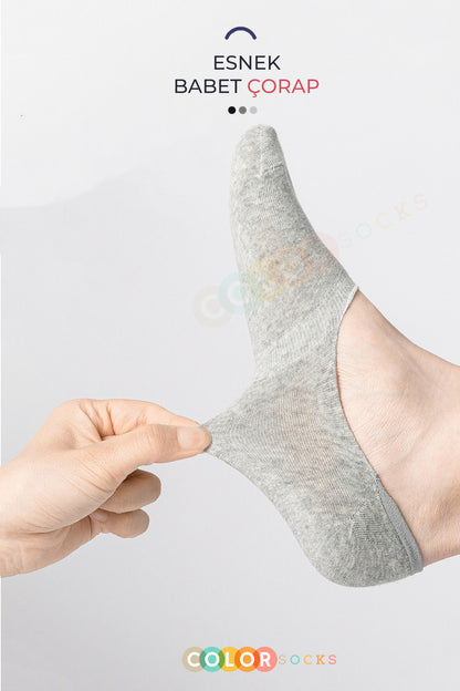 Color Socks 5 Çift Yazlık Babet Unisex Çorap (EXTRA SOFT) Çok Renkli