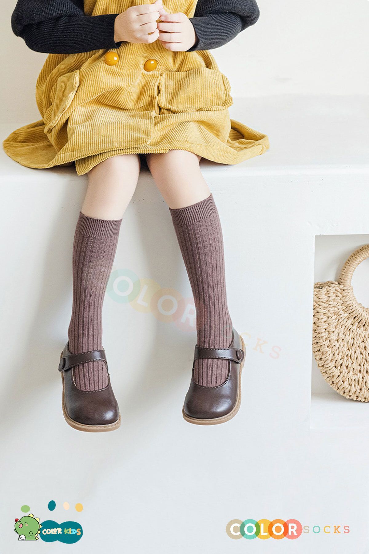 Color Socks 4'lü Çocuk&Bebek Dizaltı Çorap Seti (Extra Comfort) Karışık