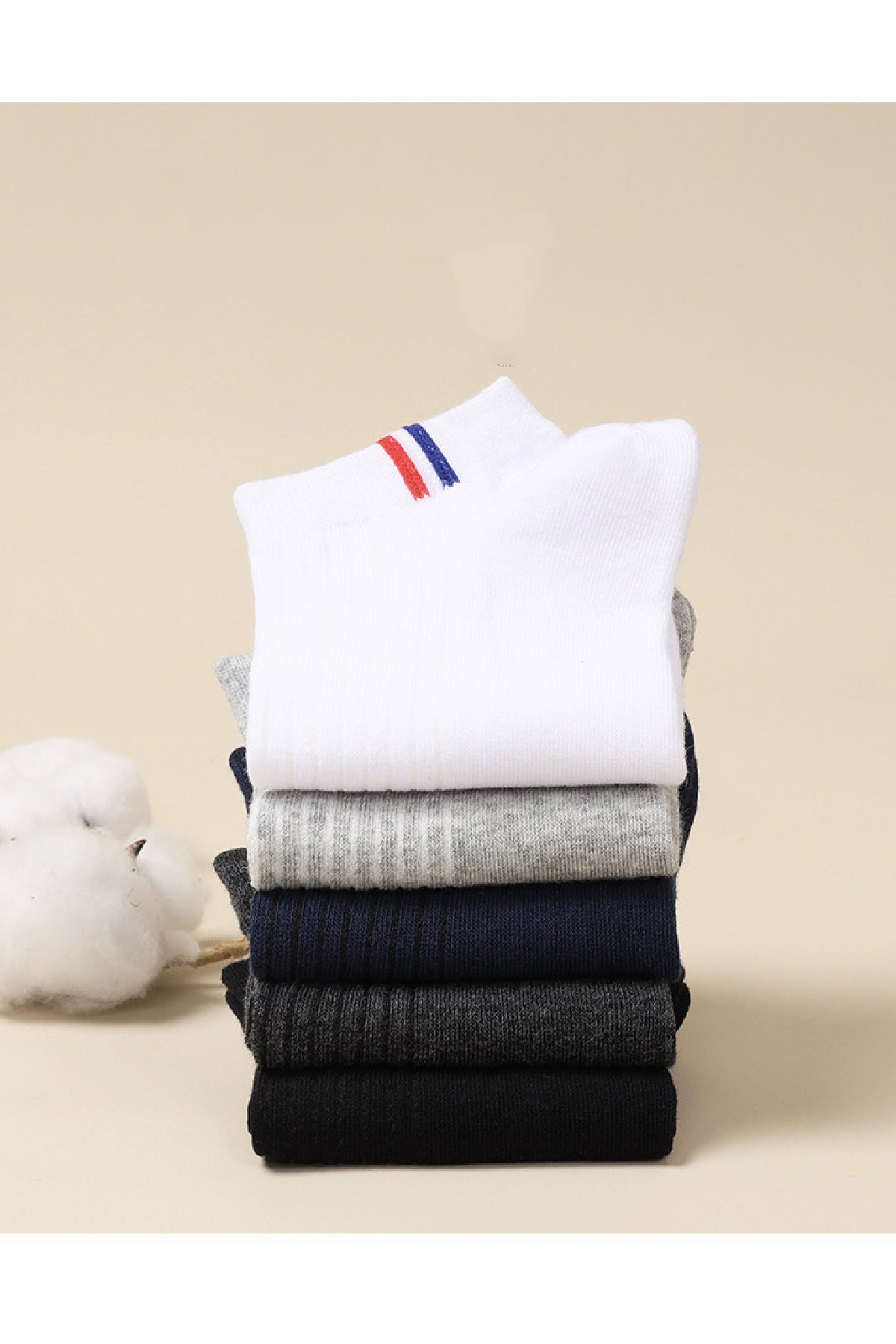 Color Socks 5'li Pamuk Fitilli Erkek Çorap Seti (Extra Comfort) Karışık