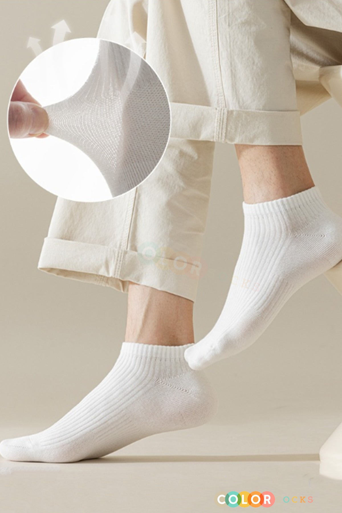 Color Socks 7 Çift Derbili Erkek Çorap Seti (Extra Soft) Karışık