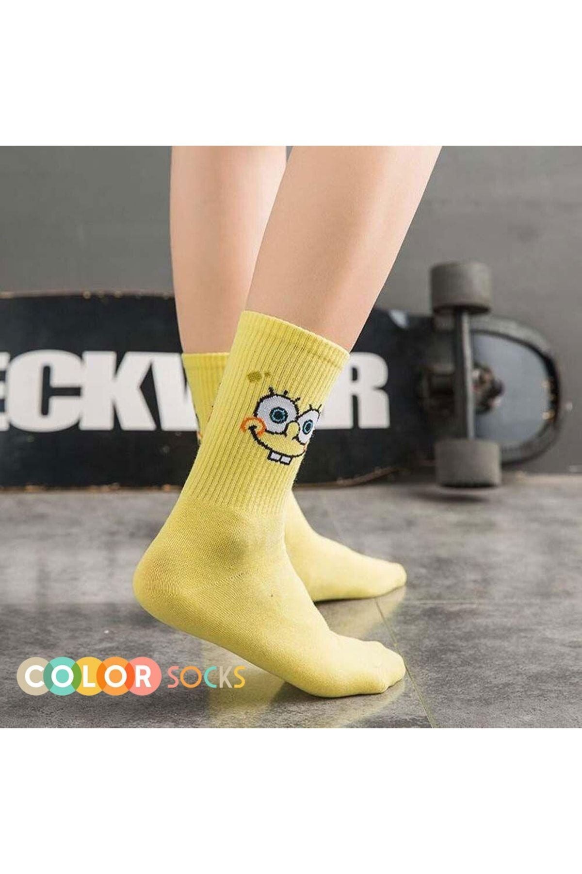 Color Socks Unisex Karakterli Çoraplar Seti Çok Renkli