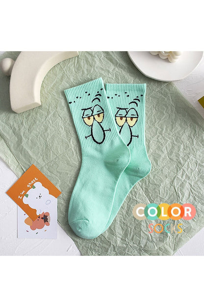 Color Socks Unisex Karakterli Çoraplar Seti Çok Renkli