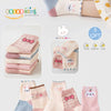 5 Çift Rabbit Desenli Esnek Günlük Çocuk Çorap(Extra Soft) - Çok Renkli