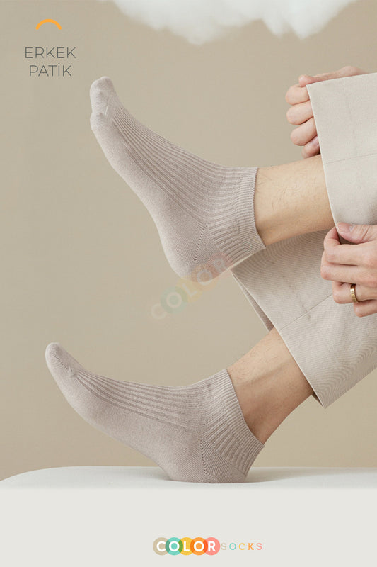 Color Socks 7 Çift Derbili Erkek Çorap Seti (Extra Soft) Karışık