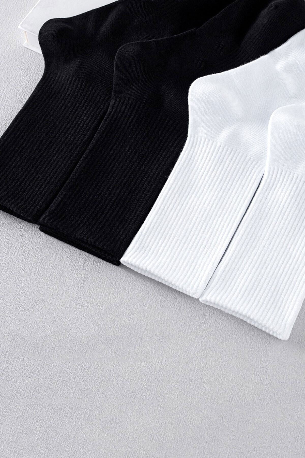 Color Socks 4 Çift Spor Atletik Çorap Seti (ANTİBAKTERİYEL) Çok Renkli